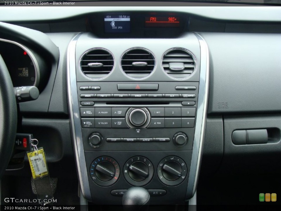 Black Interior Controls for the 2010 Mazda CX-7 i Sport #60194117