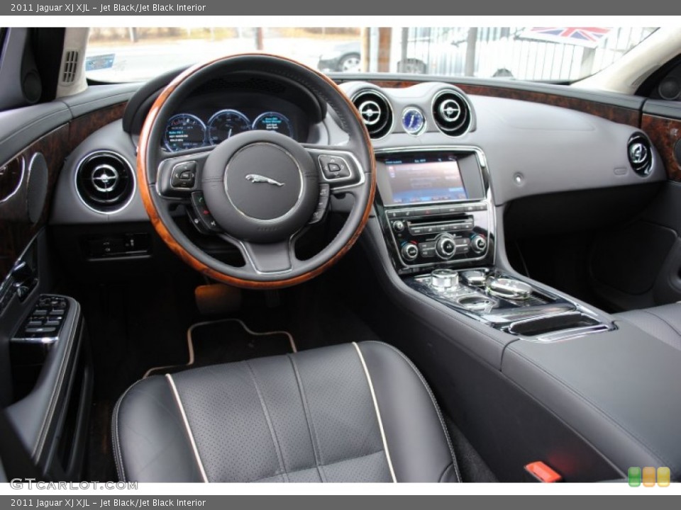 Jet Black/Jet Black Interior Dashboard for the 2011 Jaguar XJ XJL #60194138