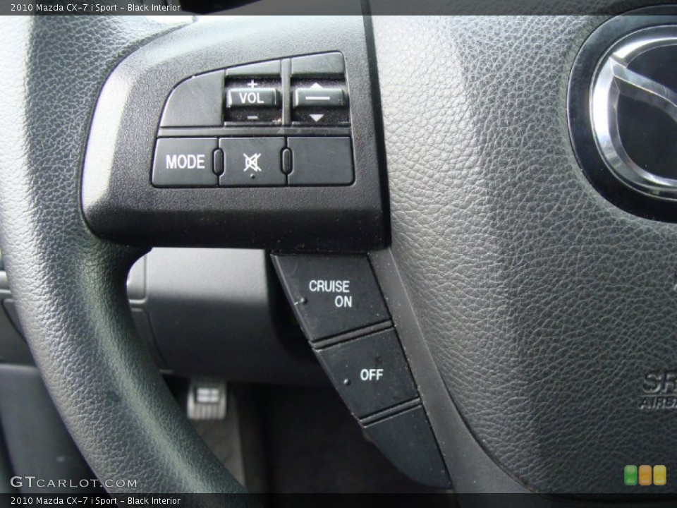 Black Interior Controls for the 2010 Mazda CX-7 i Sport #60194143