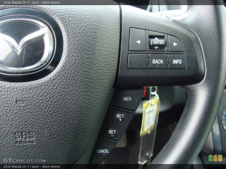 Black Interior Controls for the 2010 Mazda CX-7 i Sport #60194152