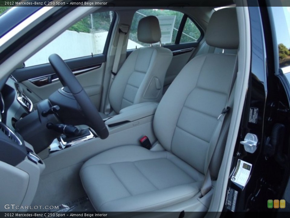Almond Beige Interior Photo for the 2012 Mercedes-Benz C 250 Sport #60194572