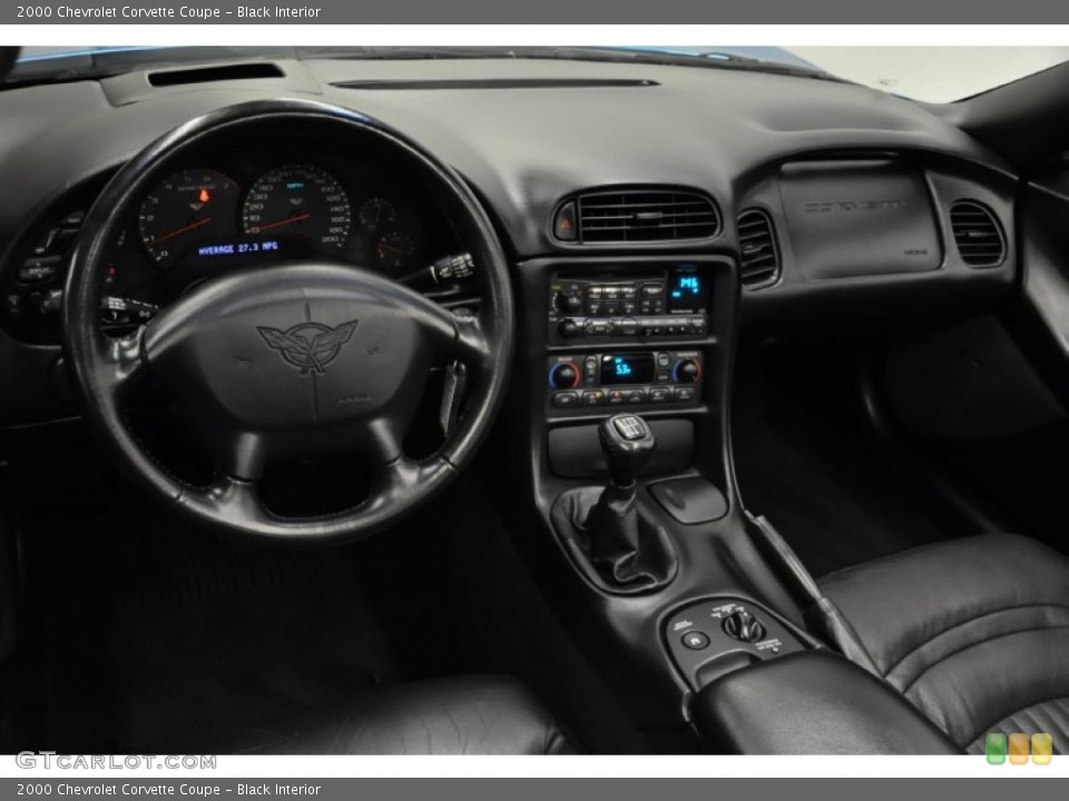 Black Interior Dashboard for the 2000 Chevrolet Corvette Coupe #60195179