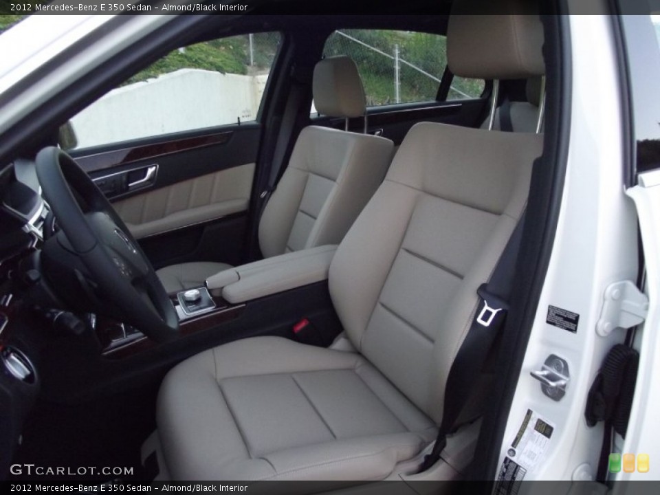 Almond/Black Interior Photo for the 2012 Mercedes-Benz E 350 Sedan #60195232