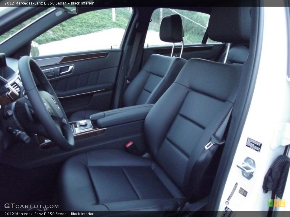 Black Interior Photo for the 2012 Mercedes-Benz E 350 Sedan #60195328