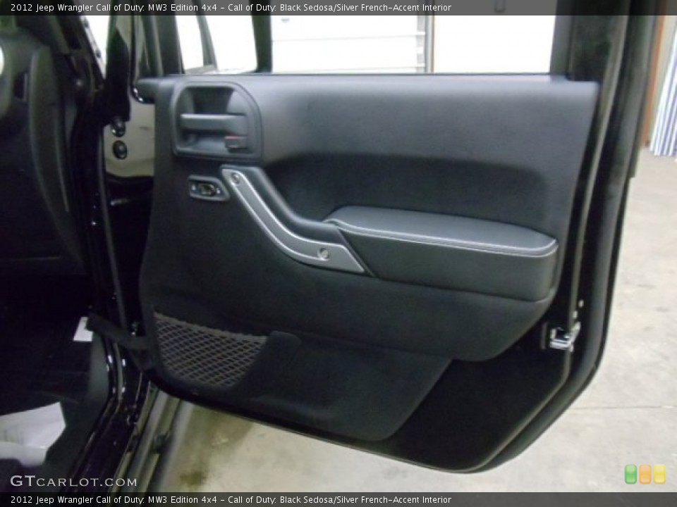 Call of Duty: Black Sedosa/Silver French-Accent Interior Door Panel for the 2012 Jeep Wrangler Call of Duty: MW3 Edition 4x4 #60197971