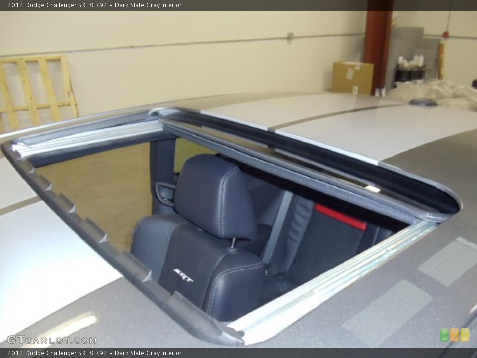 Dark Slate Gray Interior Sunroof for the 2012 Dodge Challenger SRT8 392 #60198302