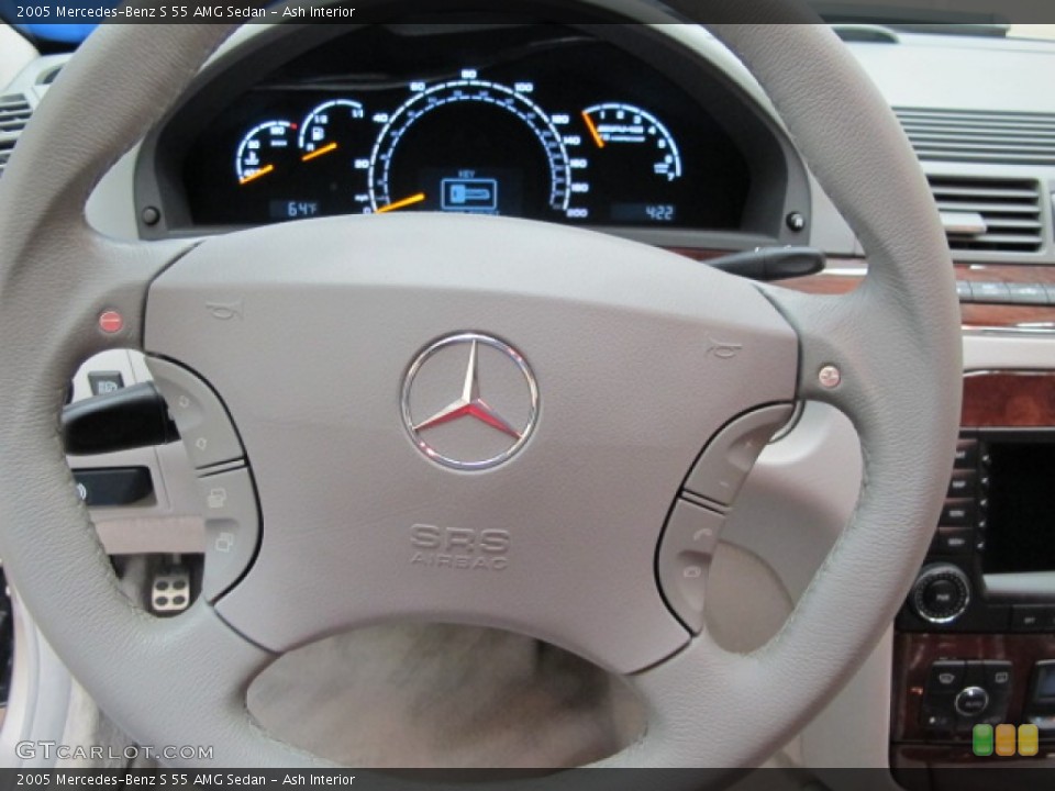Ash Interior Steering Wheel for the 2005 Mercedes-Benz S 55 AMG Sedan #60198706