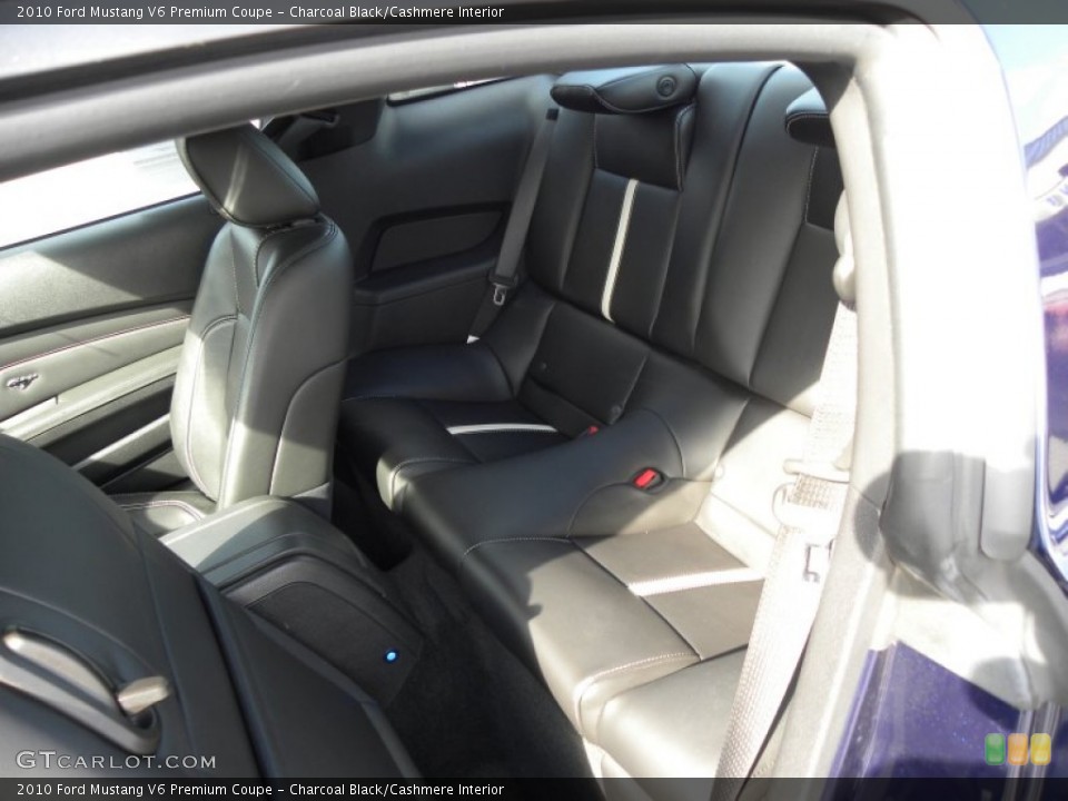 Charcoal Black/Cashmere Interior Photo for the 2010 Ford Mustang V6 Premium Coupe #60200371