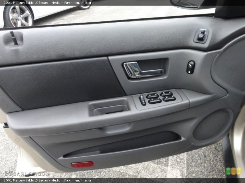 Medium Parchment Interior Door Panel for the 2001 Mercury Sable LS Sedan #60201040