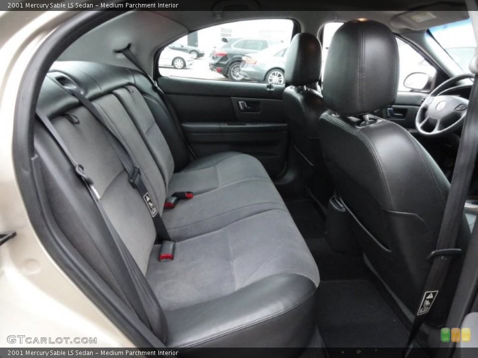 Medium Parchment Interior Rear Seat for the 2001 Mercury Sable LS Sedan #60201122