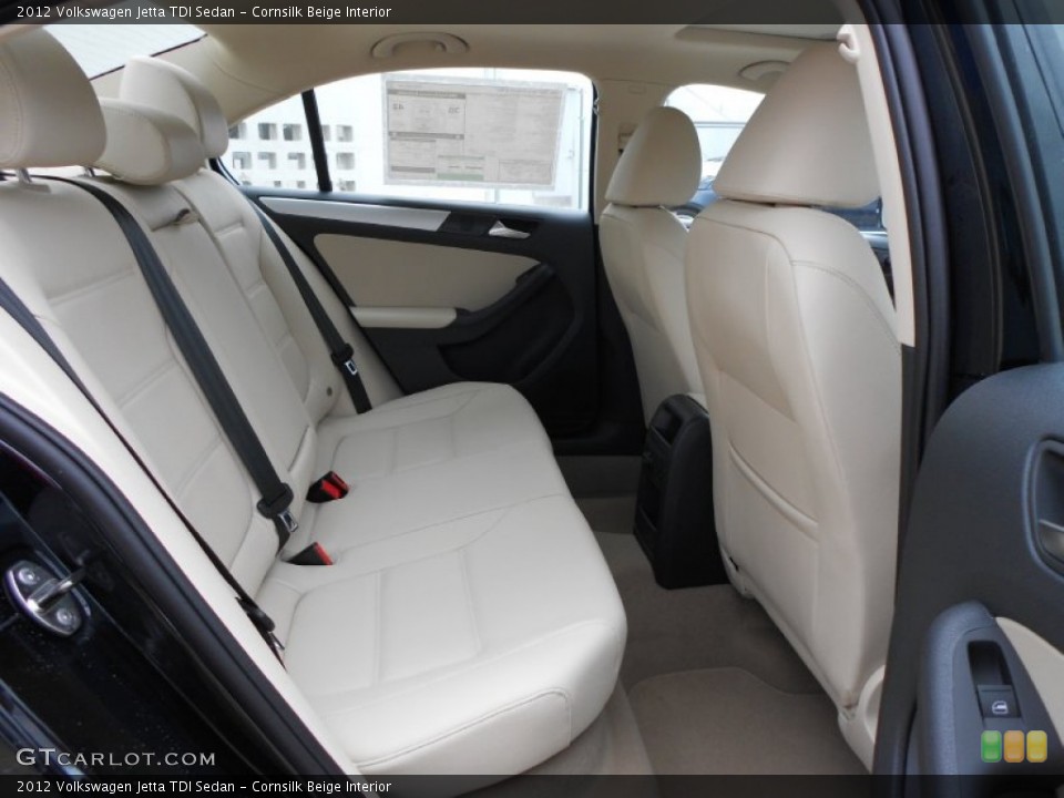 Cornsilk Beige Interior Photo for the 2012 Volkswagen Jetta TDI Sedan #60201158