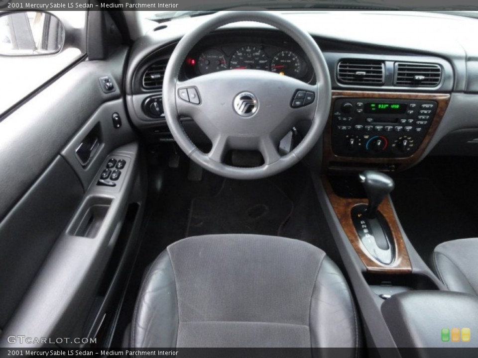 Medium Parchment Interior Controls for the 2001 Mercury Sable LS Sedan #60201163