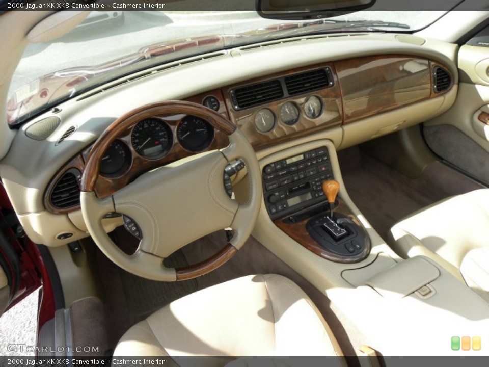 Cashmere Interior Dashboard for the 2000 Jaguar XK XK8 Convertible #60201544