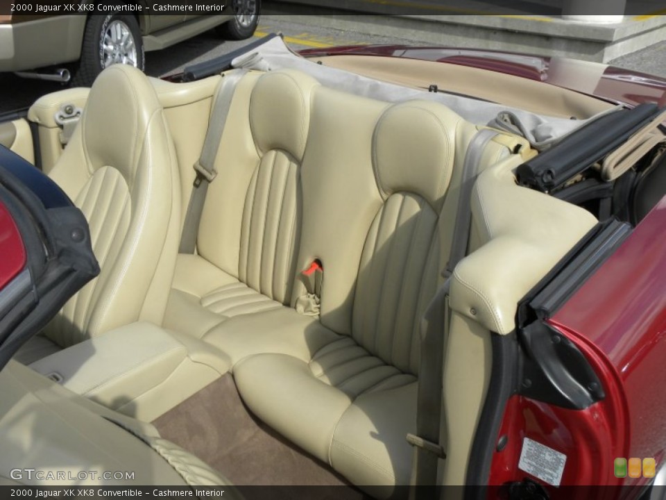 Cashmere Interior Rear Seat for the 2000 Jaguar XK XK8 Convertible #60201562