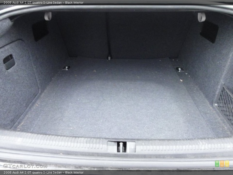 Black Interior Trunk for the 2008 Audi A4 2.0T quattro S-Line Sedan #60201571