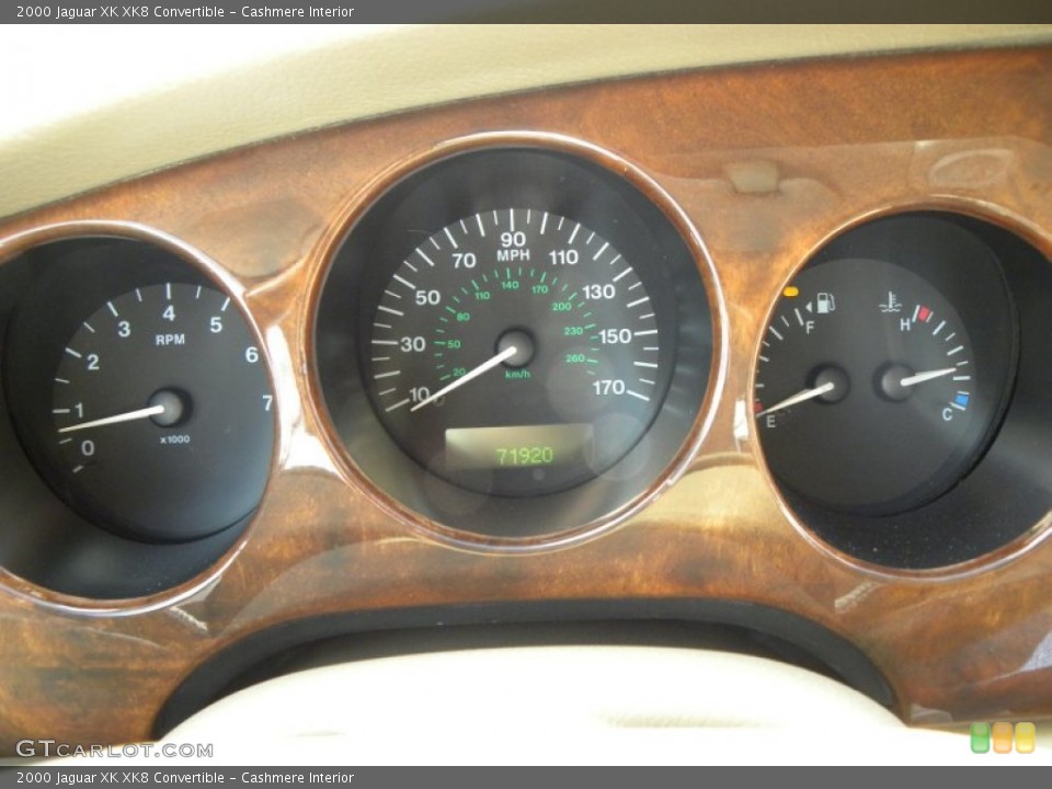 Cashmere Interior Gauges for the 2000 Jaguar XK XK8 Convertible #60201691
