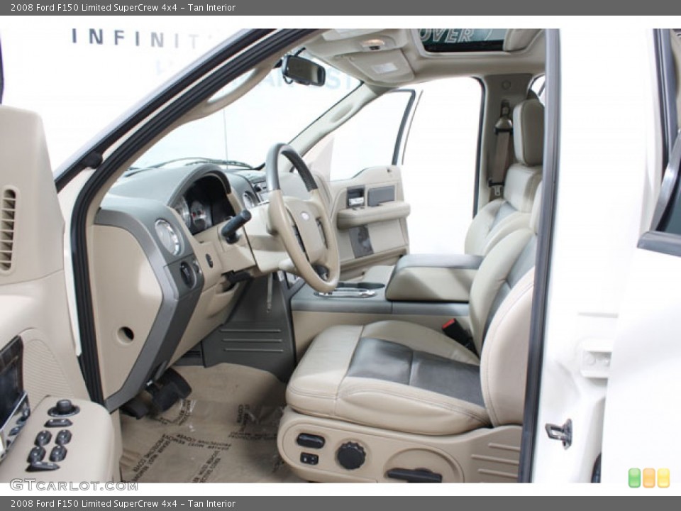 Tan Interior Photo for the 2008 Ford F150 Limited SuperCrew 4x4 #60202975