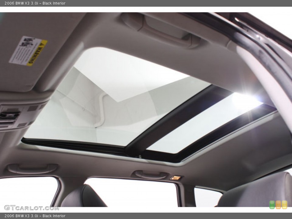 Black Interior Sunroof for the 2006 BMW X3 3.0i #60203270