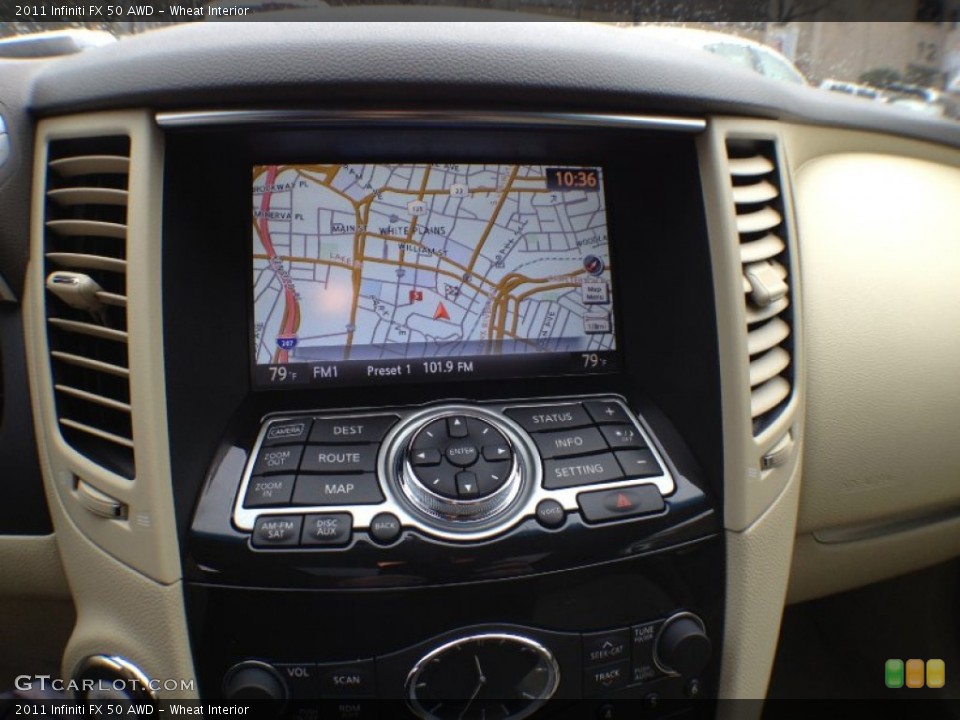 Wheat Interior Navigation for the 2011 Infiniti FX 50 AWD #60203461