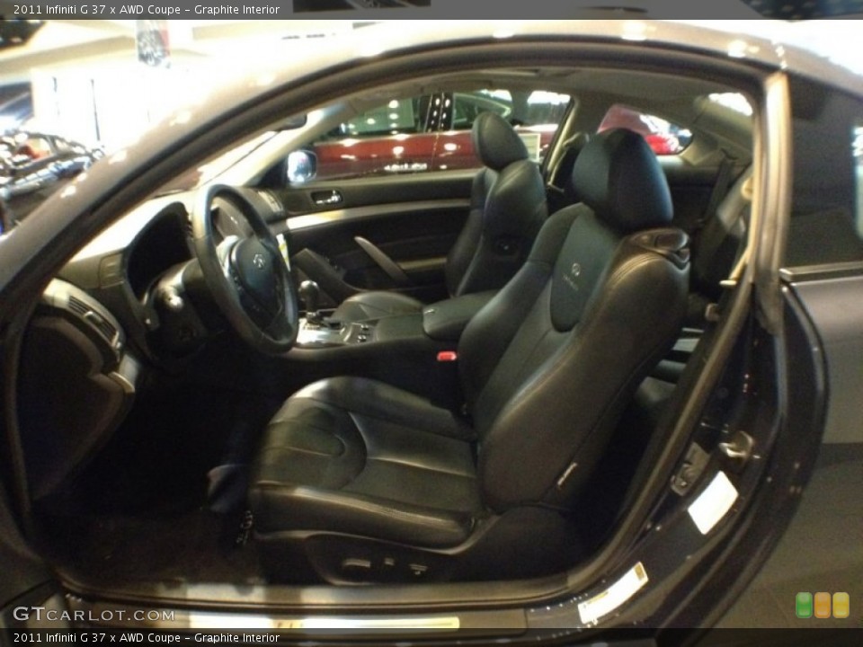 Graphite Interior Photo for the 2011 Infiniti G 37 x AWD Coupe #60204030