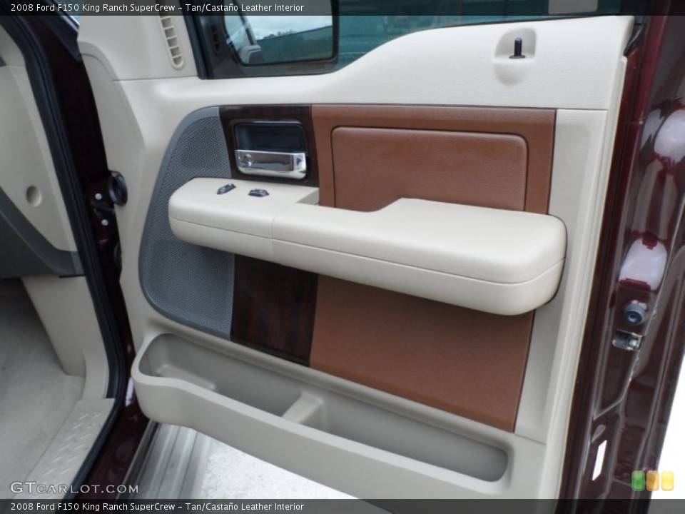 Tan/Castaño Leather Interior Door Panel for the 2008 Ford F150 King Ranch SuperCrew #60205150