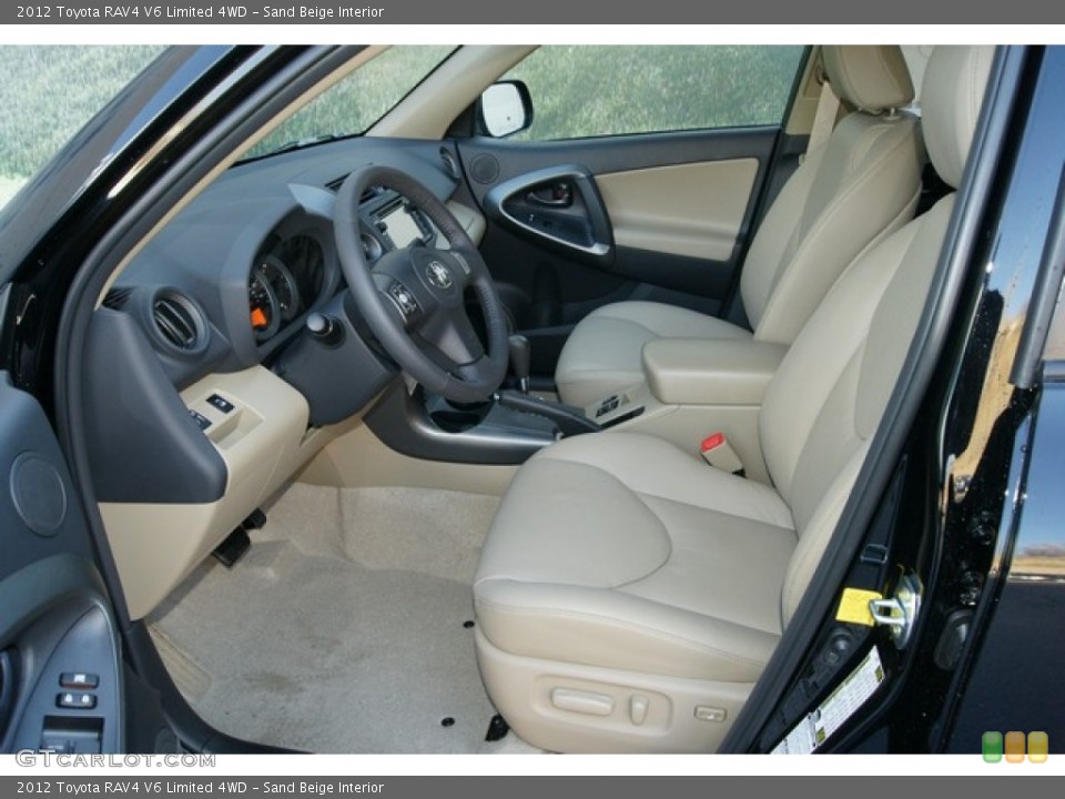 Sand Beige Interior Photo for the 2012 Toyota RAV4 V6 Limited 4WD #60205867