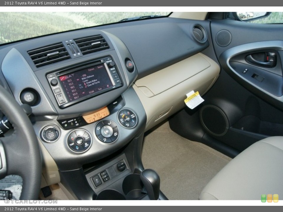Sand Beige Interior Dashboard for the 2012 Toyota RAV4 V6 Limited 4WD #60205882