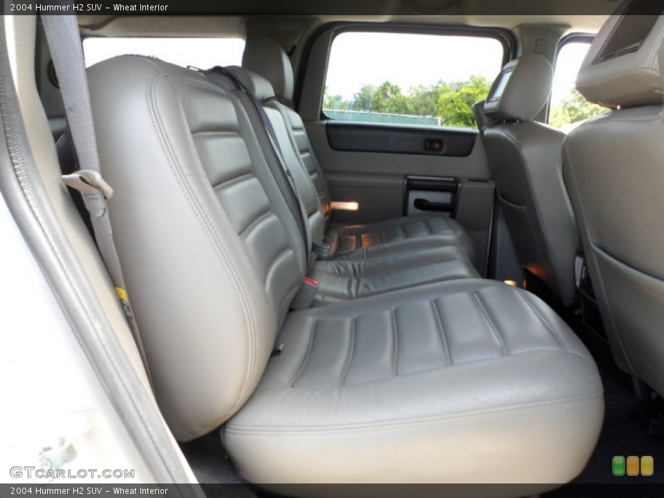 Wheat Interior Rear Seat for the 2004 Hummer H2 SUV #60205921