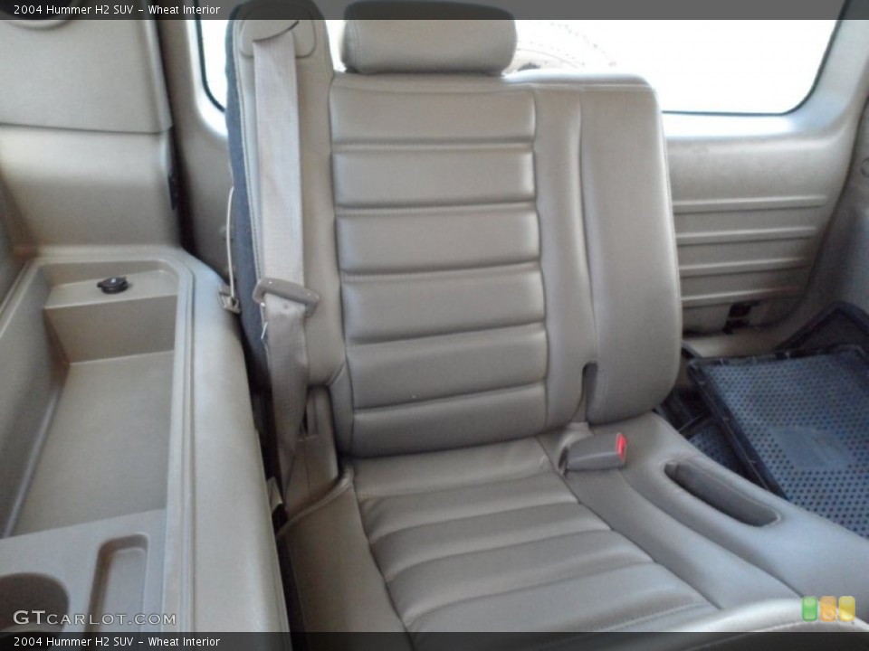 Wheat Interior Rear Seat for the 2004 Hummer H2 SUV #60205930