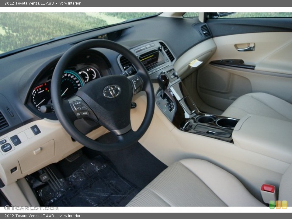 Ivory Interior Photo for the 2012 Toyota Venza LE AWD #60206167