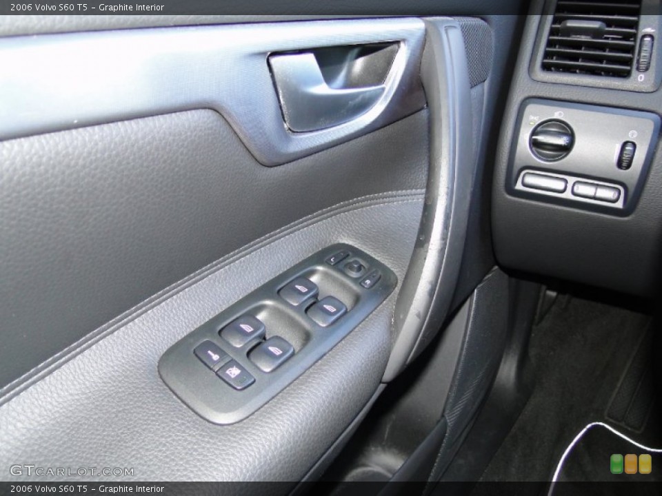 Graphite Interior Controls for the 2006 Volvo S60 T5 #60206173