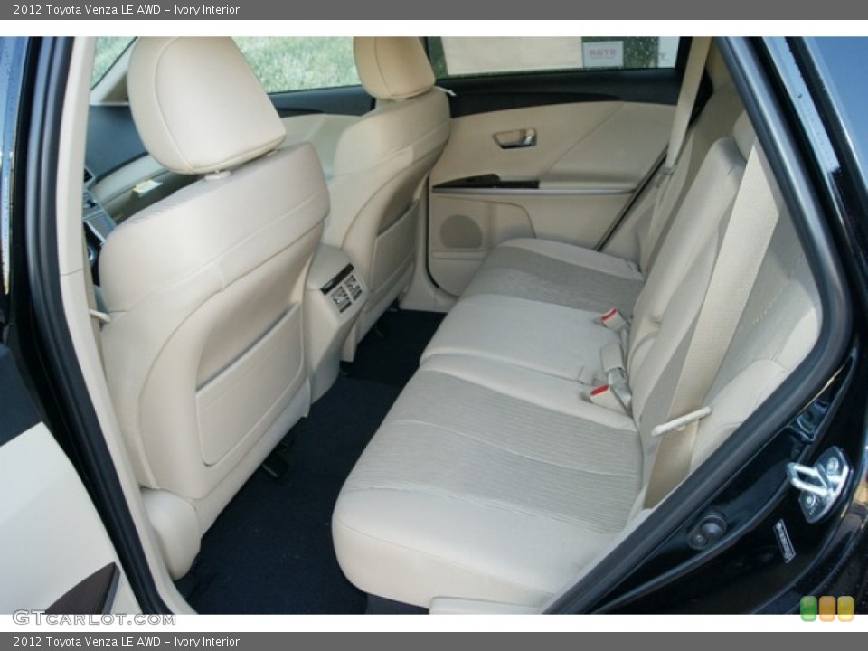 Ivory Interior Rear Seat for the 2012 Toyota Venza LE AWD #60206193