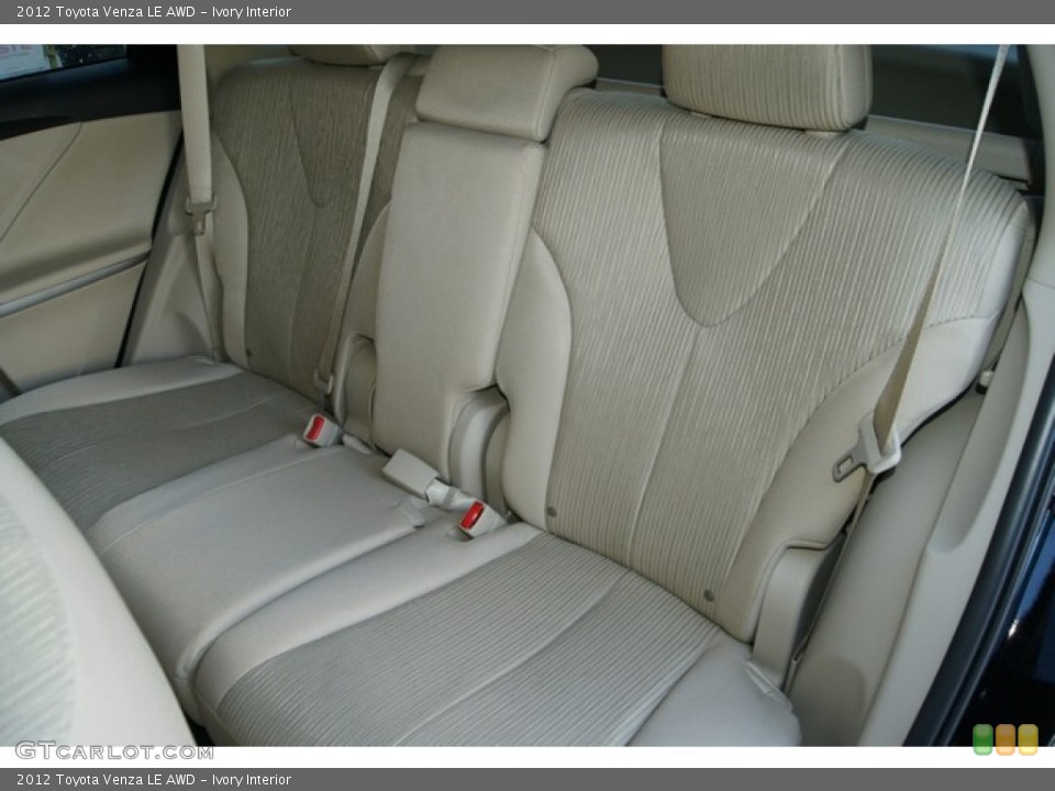 Ivory Interior Rear Seat for the 2012 Toyota Venza LE AWD #60206202