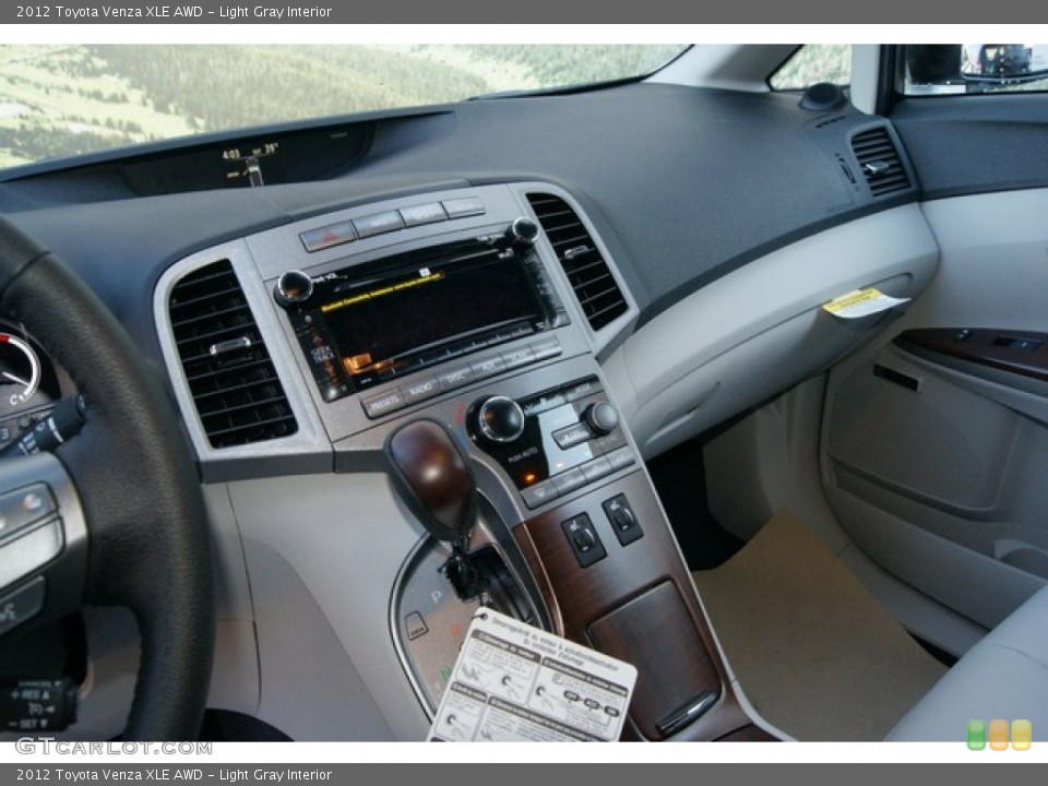 Light Gray Interior Dashboard for the 2012 Toyota Venza XLE AWD #60206320