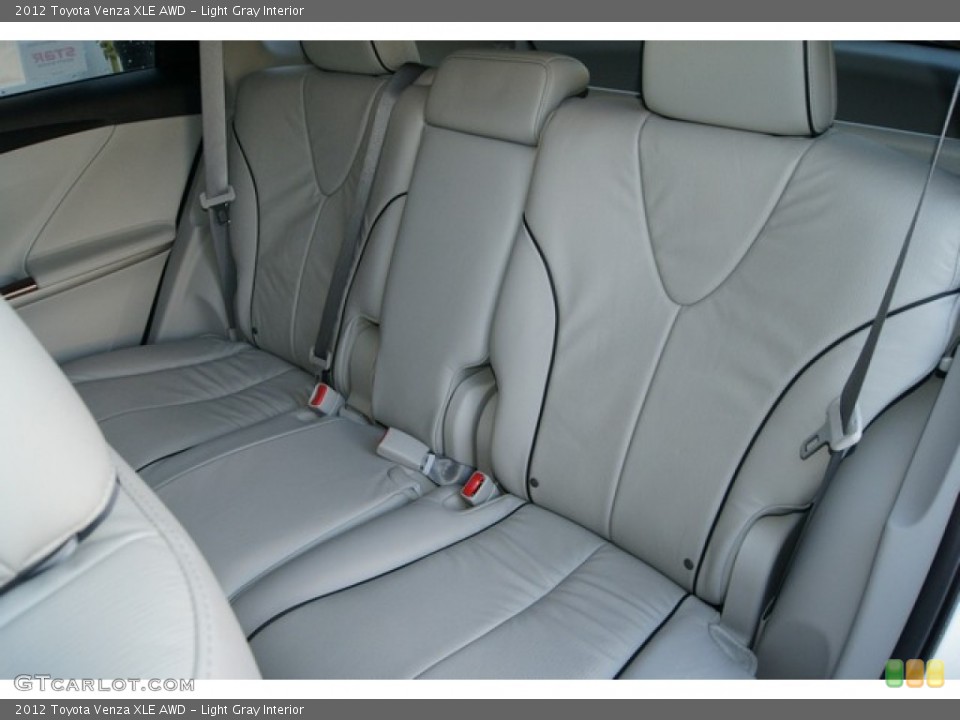 Light Gray Interior Rear Seat for the 2012 Toyota Venza XLE AWD #60206347