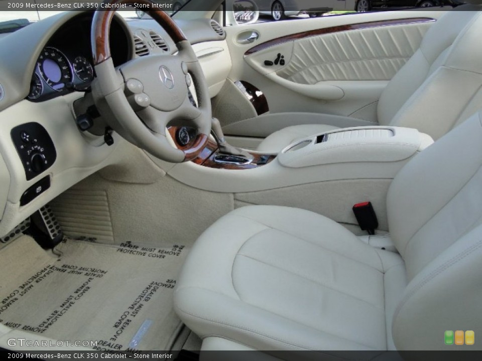 Stone Interior Photo for the 2009 Mercedes-Benz CLK 350 Cabriolet #60207344