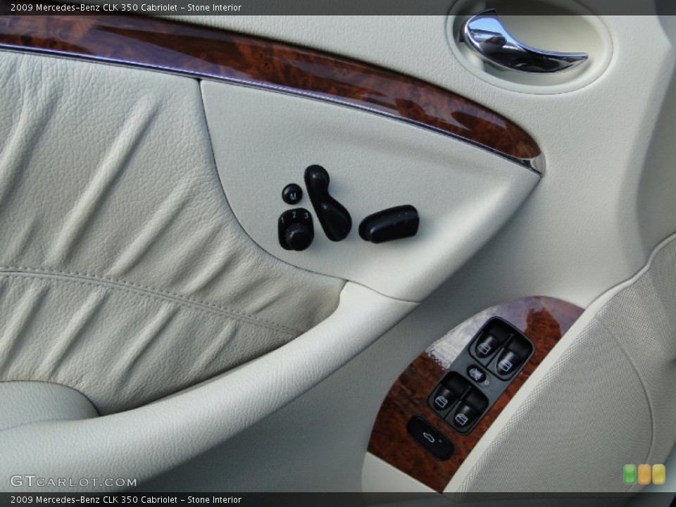 Stone Interior Controls for the 2009 Mercedes-Benz CLK 350 Cabriolet #60207361