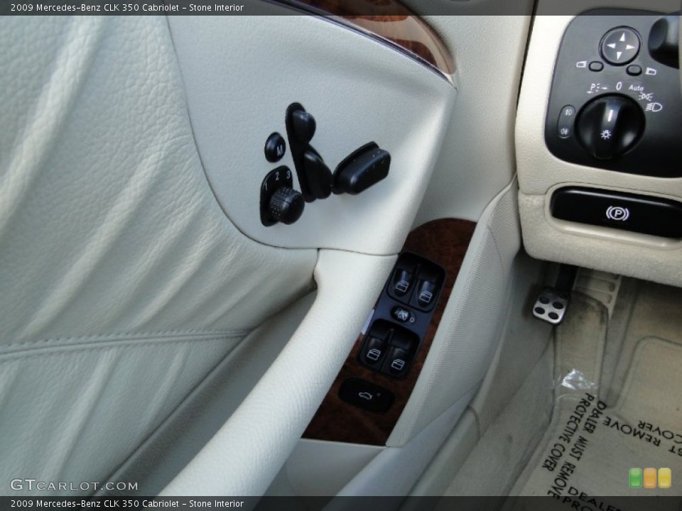 Stone Interior Controls for the 2009 Mercedes-Benz CLK 350 Cabriolet #60207371