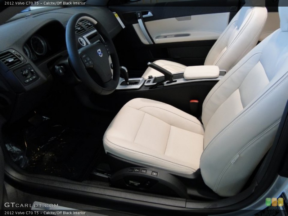 Calcite/Off Black Interior Front Seat for the 2012 Volvo C70 T5 #60207598