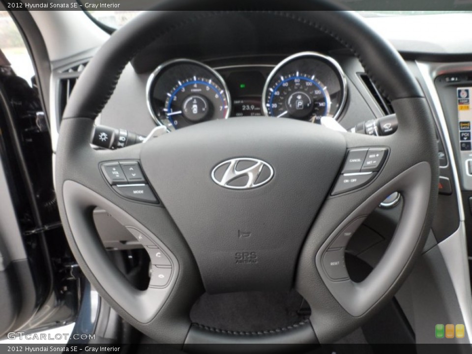Gray Interior Steering Wheel for the 2012 Hyundai Sonata SE #60208273