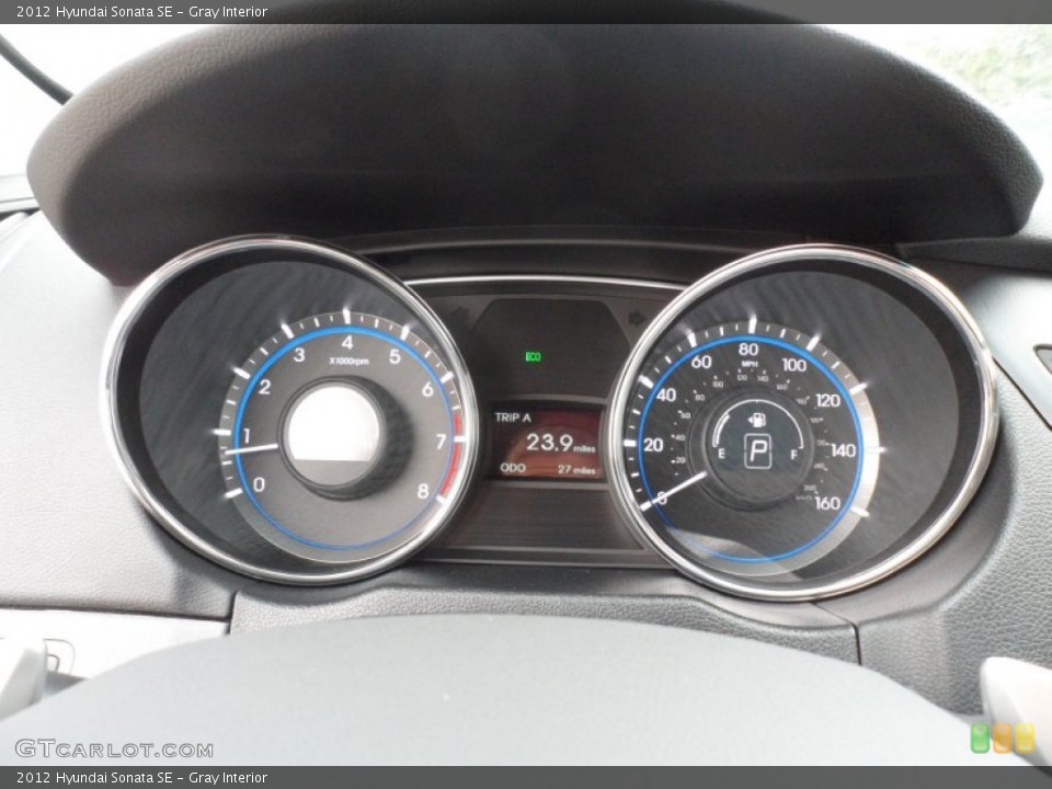 Gray Interior Gauges for the 2012 Hyundai Sonata SE #60208282