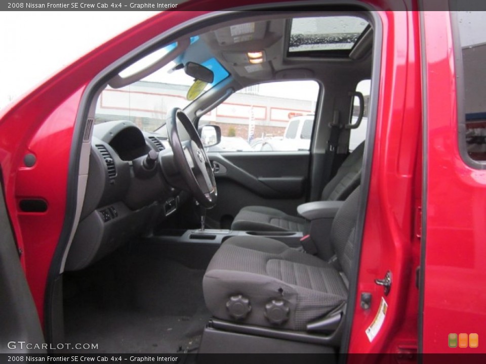 Graphite Interior Photo for the 2008 Nissan Frontier SE Crew Cab 4x4 #60208768