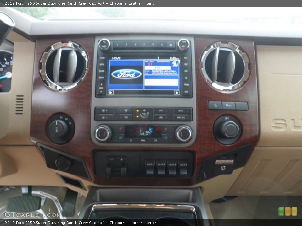 Chaparral Leather Interior Controls for the 2012 Ford F250 Super Duty King Ranch Crew Cab 4x4 #60211591