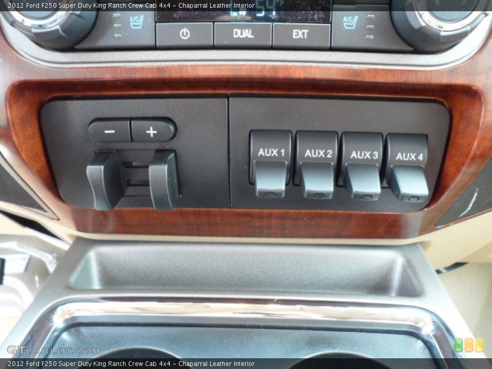 Chaparral Leather Interior Controls for the 2012 Ford F250 Super Duty King Ranch Crew Cab 4x4 #60211618