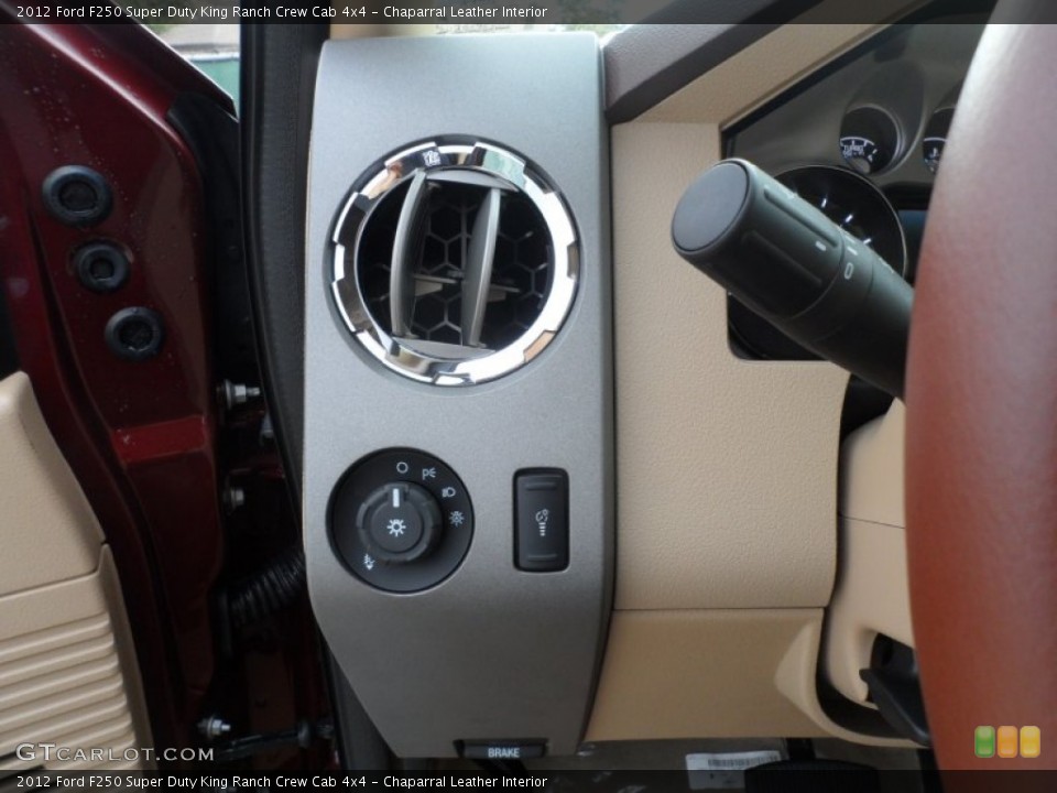 Chaparral Leather Interior Controls for the 2012 Ford F250 Super Duty King Ranch Crew Cab 4x4 #60211672