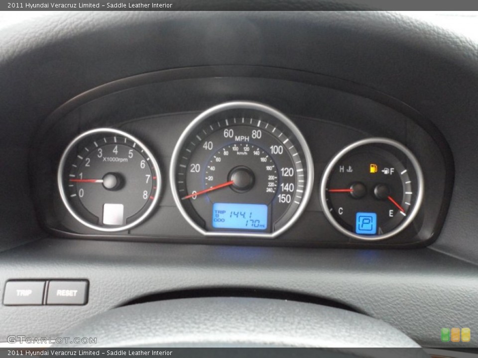 Saddle Leather Interior Gauges for the 2011 Hyundai Veracruz Limited #60212158