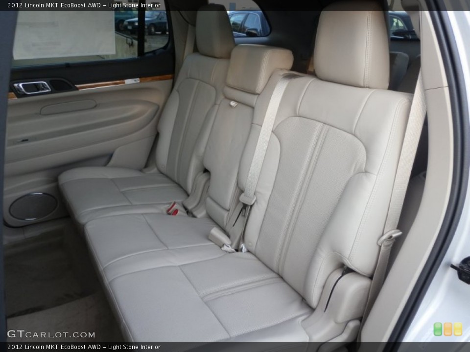 Light Stone Interior Rear Seat for the 2012 Lincoln MKT EcoBoost AWD #60214057