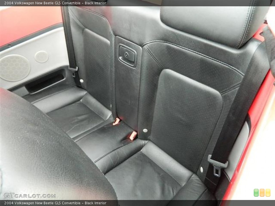Black Interior Rear Seat for the 2004 Volkswagen New Beetle GLS Convertible #60216607