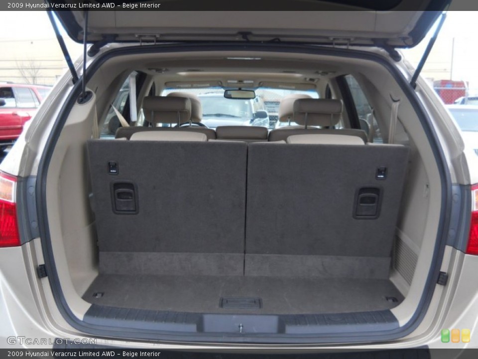 Beige Interior Trunk for the 2009 Hyundai Veracruz Limited AWD #60217690