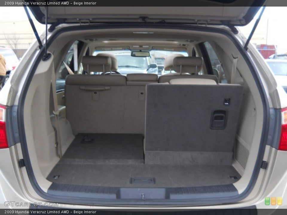 Beige Interior Trunk for the 2009 Hyundai Veracruz Limited AWD #60217698
